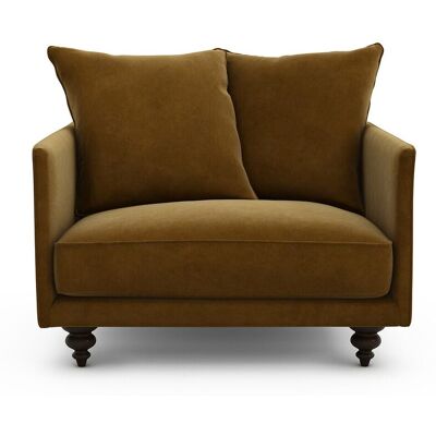 Am.Pm Βελούδινη Πολυθρόνα Μ87xπ87xυ85cm Καφε 1 Θέση Am.Pm Βελούδινη Πολυθρόνα Μ87xπ87xυ85cm Καφε 1 Θέση