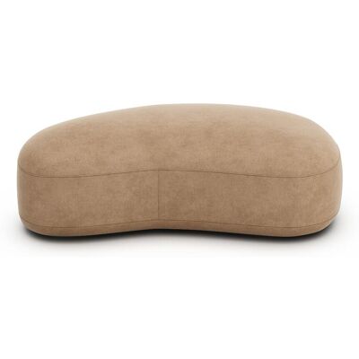Am.Pm Υποπόδιο Από Βελούδο Stonewashed Μ95xπ137xυ38cm Μπεζ 1 Θέση Am.Pm Υποπόδιο Από Βελούδο Stonewashed Μ95xπ137xυ38cm Μπεζ 1 Θέση