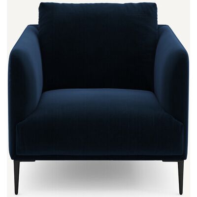 Am.Pm Πολυθρόνα Από Βελούδο Oscar Μ103xπ87xυ82cm Μπλε 1 Θέση Am.Pm Πολυθρόνα Από Βελούδο Oscar Μ103xπ87xυ82cm Μπλε 1 Θέση