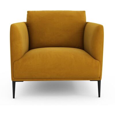 Am.Pm Πολυθρόνα Από Βελούδο Oscar Μ103xπ87xυ82cm Κιτρινο 1 Θέση Am.Pm Πολυθρόνα Από Βελούδο Oscar Μ103xπ87xυ82cm Κιτρινο 1 Θέση