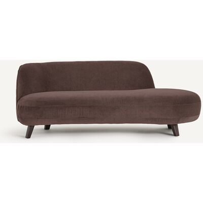 Am.Pm Ανάκλιντρο Από Λινό Βελούδο Μ99xπ190xυ75cm Καφε One Size Am.Pm Ανάκλιντρο Από Λινό Βελούδο Μ99xπ190xυ75cm Καφε One Size