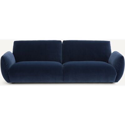 Am.Pm Καναπές Από Βελούδο Μ102xπ217xυ75cm Μπλε 4 Θέσεις, 3 Θέσεις Am.Pm Καναπές Από Βελούδο Μ102xπ217xυ75cm Μπλε 4 Θέσεις, 3 Θέσεις