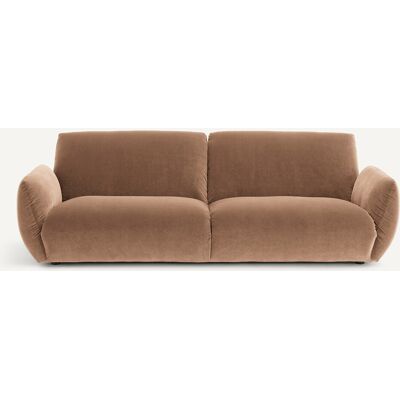 Am.Pm Καναπές Από Βελούδο Μ102xπ217xυ75cm Μπεζ 3 Θέσεις, 4 Θέσεις Am.Pm Καναπές Από Βελούδο Μ102xπ217xυ75cm Μπεζ 3 Θέσεις, 4 Θέσεις