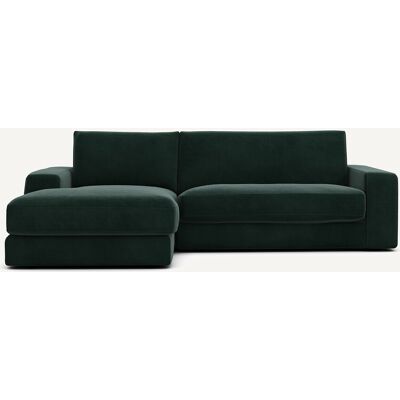 Am.Pm Γωνιακός Καναπές Από Βελούδο Μ170xπ250xυ78cm Πρασινο Δεξιός, Αριστερός Am.Pm Γωνιακός Καναπές Από Βελούδο Μ170xπ250xυ78cm Πρασινο Δεξιός, Αριστερός