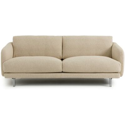 Am.Pm Καναπές Με Μπουκλέ Ταπετσαρία Μ101xπ195xυ76cm Μπεζ 3 Θέσεις Am.Pm Καναπές Με Μπουκλέ Ταπετσαρία Μ101xπ195xυ76cm Μπεζ 3 Θέσεις