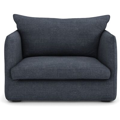 Am.Pm Πολυθρόνα Xl Από Βαμβάκι-Λινό Μ95xπ122xυ82cm Μπλε 1 Θέση Am.Pm Πολυθρόνα Xl Από Βαμβάκι-Λινό Μ95xπ122xυ82cm Μπλε 1 Θέση