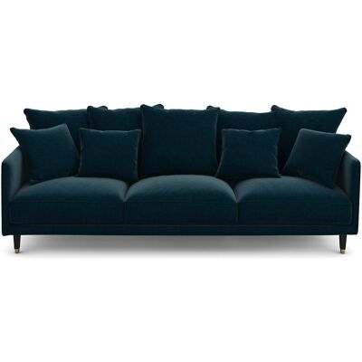 Am.Pm Καναπές Από Βελούδο Μ105xπ198xυ93cm Μπλε 5 Θέσεις, 4 Θέσεις, 3 Θέσεις Am.Pm Καναπές Από Βελούδο Μ105xπ198xυ93cm Μπλε 5 Θέσεις, 4 Θέσεις, 3 Θέσεις