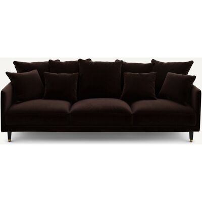 Am.Pm Καναπές Από Βελούδο Μ105xπ198xυ93cm Καφε 3 Θέσεις, 4 Θέσεις, 5 Θέσεις Am.Pm Καναπές Από Βελούδο Μ105xπ198xυ93cm Καφε 3 Θέσεις, 4 Θέσεις, 5 Θέσεις