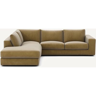 Am.Pm Γωνιακός Καναπές Από Βελούδο Μ233xπ282xυ78cm Πρασινο Δεξιός, Αριστερός Am.Pm Γωνιακός Καναπές Από Βελούδο Μ233xπ282xυ78cm Πρασινο Δεξιός, Αριστερός