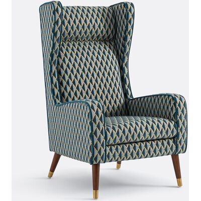 La Redoute Interieurs Πολυθρόνα Xxl Από Βελούδο Μ82xπ69xυ115cm Μπλε 1 Θέση La Redoute Interieurs Πολυθρόνα Xxl Από Βελούδο Μ82xπ69xυ115cm Μπλε 1 Θέση