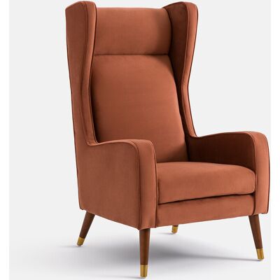 La Redoute Interieurs Πολυθρόνα Xxl Από Βελούδο Μ82xπ69xυ115cm Καφε 1 Θέση La Redoute Interieurs Πολυθρόνα Xxl Από Βελούδο Μ82xπ69xυ115cm Καφε 1 Θέση