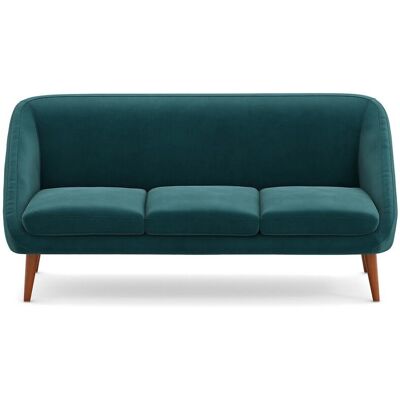 La Redoute Interieurs Τριθέσιος Καναπές Από Βελούδο Μ80xπ183xυ80cm Πρασινο 3 Θέσεις La Redoute Interieurs Τριθέσιος Καναπές Από Βελούδο Μ80xπ183xυ80cm Πρασινο 3 Θέσεις