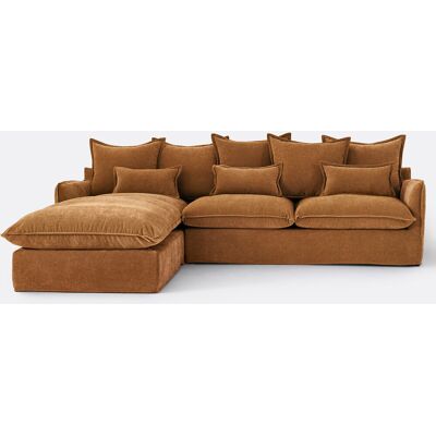 La Redoute Interieurs Αριστερή Γωνία Σύνθεσης Καναπέ Από Μελανζέ Πολυέστερ Που Μετατρέπεται Σε Κρεβάτι Μ190xπ294xυ90cm Καφε Αριστερός La Redoute Interieurs Αριστερή Γωνία Σύνθεσης Καναπέ Από Μελανζέ Πολυέστερ Που Μετατρέπεται Σε Κρεβάτι Μ190xπ294xυ90cm Καφε Αριστερός