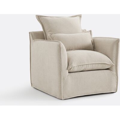 LA REDOUTE INTERIEURS - Odna - Beige - Πολυθρόνα LA REDOUTE INTERIEURS - Odna - Beige - Πολυθρόνα