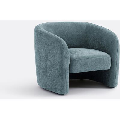 La Redoute Interieurs Πολυθρόνα Με Σενίλ Ταπετσαρία Μ76xπ86xυ70cm Μπλε 1 Θέση La Redoute Interieurs Πολυθρόνα Με Σενίλ Ταπετσαρία Μ76xπ86xυ70cm Μπλε 1 Θέση