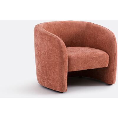 La Redoute Interieurs Πολυθρόνα Με Σενίλ Ταπετσαρία Μ76xπ86xυ70cm Καφε 1 Θέση La Redoute Interieurs Πολυθρόνα Με Σενίλ Ταπετσαρία Μ76xπ86xυ70cm Καφε 1 Θέση
