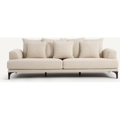 Am.Pm Καναπές Bouclette Μ105xπ217xυ84cm Μπεζ 4 Θέσεις, 3 Θέσεις Am.Pm Καναπές Bouclette Μ105xπ217xυ84cm Μπεζ 4 Θέσεις, 3 Θέσεις