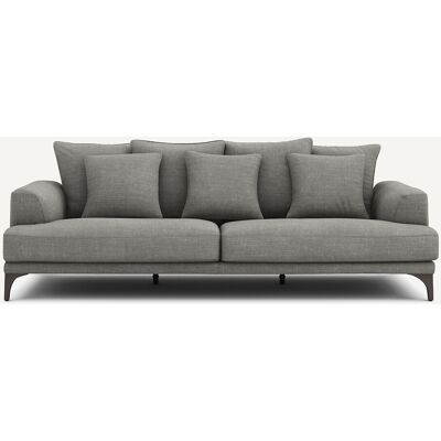 Am.Pm Καναπές Από Βαμβάκι Και Λινό Μ105xπ217xυ84cm Γκρι 3 Θέσεις, 4 Θέσεις Am.Pm Καναπές Από Βαμβάκι Και Λινό Μ105xπ217xυ84cm Γκρι 3 Θέσεις, 4 Θέσεις