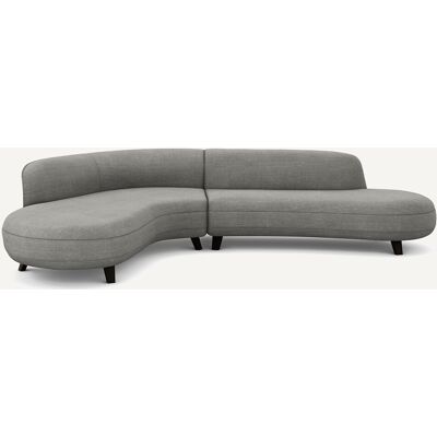 Am.Pm Γωνιακός Καναπές Από Βαμβάκι Λίνο - Rosebury Design E.Gallina Μ183xπ277xυ75cm Γκρι Δεξιός, Αριστερός Am.Pm Γωνιακός Καναπές Από Βαμβάκι Λίνο - Rosebury Design E.Gallina Μ183xπ277xυ75cm Γκρι Δεξιός, Αριστερός