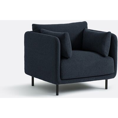 La Redoute Interieurs Πολυθρόνα Με Μπουκλέ Ύφασμα Μ95xπ97xυ84cm Μπλε 1 Θέση La Redoute Interieurs Πολυθρόνα Με Μπουκλέ Ύφασμα Μ95xπ97xυ84cm Μπλε 1 Θέση