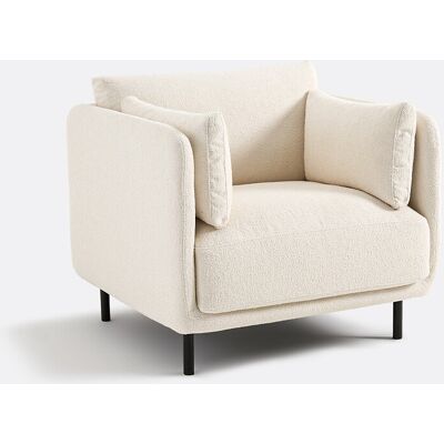 La Redoute Interieurs Πολυθρόνα Με Μπουκλέ Ύφασμα Μ95xπ97xυ84cm Μπεζ 1 Θέση La Redoute Interieurs Πολυθρόνα Με Μπουκλέ Ύφασμα Μ95xπ97xυ84cm Μπεζ 1 Θέση