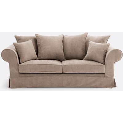 La Redoute Interieurs Καναπές Από Μελανζέ Πολυεστέρα Μ81xπ193xυ85cm Καφε 3 Θέσεις, 2 Θέσεις, 4 Θέσεις La Redoute Interieurs Καναπές Από Μελανζέ Πολυεστέρα Μ81xπ193xυ85cm Καφε 3 Θέσεις, 2 Θέσεις, 4 Θέσεις