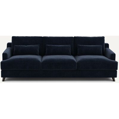 Am.Pm Καναπές Από Βελούδινο Chenille Μ100xπ197xυ83cm Μπλε 4 Θέσεις, 3 Θέσεις Am.Pm Καναπές Από Βελούδινο Chenille Μ100xπ197xυ83cm Μπλε 4 Θέσεις, 3 Θέσεις