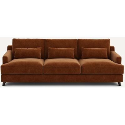 Am.Pm Καναπές Από Βελούδινο Chenille Μ100xπ197xυ83cm Καφε 3 Θέσεις, 4 Θέσεις Am.Pm Καναπές Από Βελούδινο Chenille Μ100xπ197xυ83cm Καφε 3 Θέσεις, 4 Θέσεις