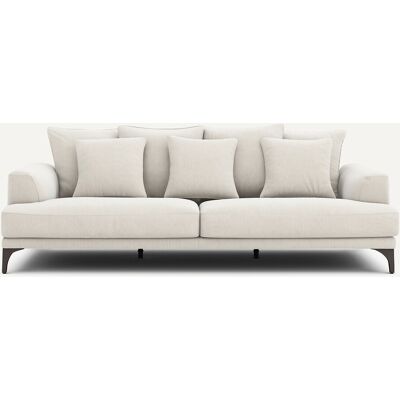 Am.Pm Καναπές Από Βελούδινο Chenille Μ105xπ217xυ84cm Λευκο 3 Θέσεις, 4 Θέσεις Am.Pm Καναπές Από Βελούδινο Chenille Μ105xπ217xυ84cm Λευκο 3 Θέσεις, 4 Θέσεις