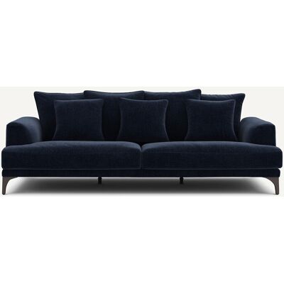 Am.Pm Καναπές Από Βελούδινο Chenille Μ105xπ217xυ84cm Μπλε 4 Θέσεις, 3 Θέσεις Am.Pm Καναπές Από Βελούδινο Chenille Μ105xπ217xυ84cm Μπλε 4 Θέσεις, 3 Θέσεις