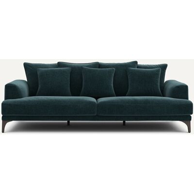 Am.Pm Καναπές Από Βελούδινο Chenille Μ105xπ217xυ84cm Πρασινο 4 Θέσεις, 3 Θέσεις Am.Pm Καναπές Από Βελούδινο Chenille Μ105xπ217xυ84cm Πρασινο 4 Θέσεις, 3 Θέσεις