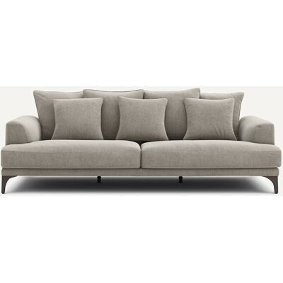 Am.Pm Καναπές Από Βελούδινο Chenille Μ105xπ217xυ84cm Γκρι 4 Θέσεις, 3 Θέσεις Am.Pm Καναπές Από Βελούδινο Chenille Μ105xπ217xυ84cm Γκρι 4 Θέσεις, 3 Θέσεις