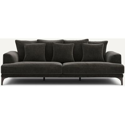 Am.Pm Καναπές Από Βελούδινο Chenille Μ105xπ217xυ84cm Γκρι 3 Θέσεις, 4 Θέσεις Am.Pm Καναπές Από Βελούδινο Chenille Μ105xπ217xυ84cm Γκρι 3 Θέσεις, 4 Θέσεις