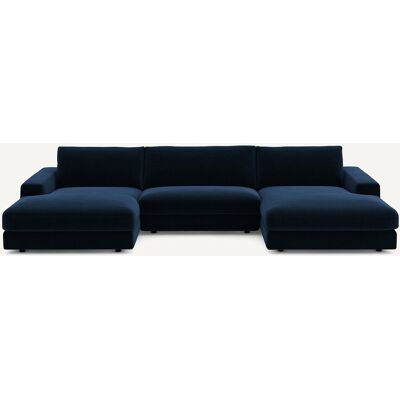 Am.Pm Καναπές 5 Θέσεων Από Βελούδο Μ173xπ370xυ78cm Μπλε 5 Θέσεις Am.Pm Καναπές 5 Θέσεων Από Βελούδο Μ173xπ370xυ78cm Μπλε 5 Θέσεις