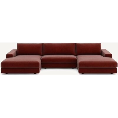 Am.Pm Καναπές 5 Θέσεων Από Βελούδο Μ173xπ370xυ78cm Κοκκινο 5 Θέσεις Am.Pm Καναπές 5 Θέσεων Από Βελούδο Μ173xπ370xυ78cm Κοκκινο 5 Θέσεις