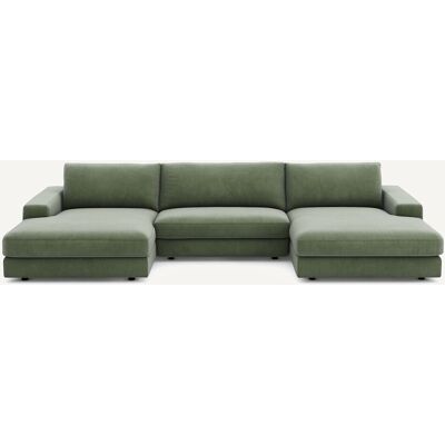 Am.Pm Καναπές 5 Θέσεων Από Βελούδο Μ173xπ370xυ78cm Πρασινο 5 Θέσεις Am.Pm Καναπές 5 Θέσεων Από Βελούδο Μ173xπ370xυ78cm Πρασινο 5 Θέσεις