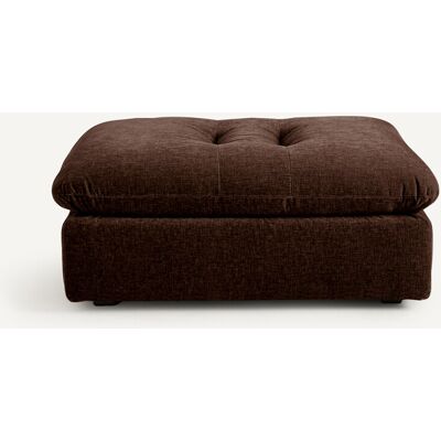 Am.Pm Υποπόδιο Από Βελούδινο Chenille Μ108xπ90xυ44cm Καφε One Size Am.Pm Υποπόδιο Από Βελούδινο Chenille Μ108xπ90xυ44cm Καφε One Size