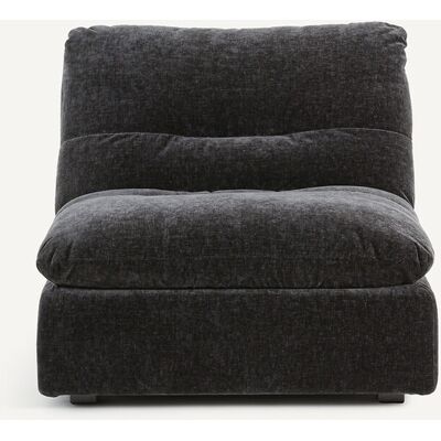 Am.Pm Πολυθρόνα Σύνθεσης Από Βελούδινο Chenille Μ105xπ91xυ82cm Μαυρο 1 Θέση Am.Pm Πολυθρόνα Σύνθεσης Από Βελούδινο Chenille Μ105xπ91xυ82cm Μαυρο 1 Θέση
