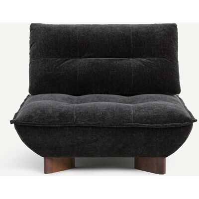 Am.Pm Πολυθρόνα Modulable Από Βελούδο Chenille Μ138xπ105xυ84cm Μαυρο 1 Θέση Am.Pm Πολυθρόνα Modulable Από Βελούδο Chenille Μ138xπ105xυ84cm Μαυρο 1 Θέση
