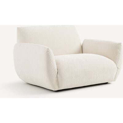 Am.Pm Πολυθρόνα Από Βελούδινη Chenille Μ102xπ131xυ75cm Λευκο 1 Θέση Am.Pm Πολυθρόνα Από Βελούδινη Chenille Μ102xπ131xυ75cm Λευκο 1 Θέση