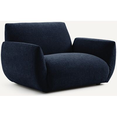 Am.Pm Πολυθρόνα Από Βελούδινη Chenille Μ102xπ131xυ75cm Μπλε 1 Θέση Am.Pm Πολυθρόνα Από Βελούδινη Chenille Μ102xπ131xυ75cm Μπλε 1 Θέση