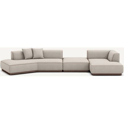 Am.Pm Μεγάλος Γωνιακός Καναπές Δεξιά Μ152xπ416xυ67cm Μπεζ Δεξιός Am.Pm Μεγάλος Γωνιακός Καναπές Δεξιά Μ152xπ416xυ67cm Μπεζ Δεξιός