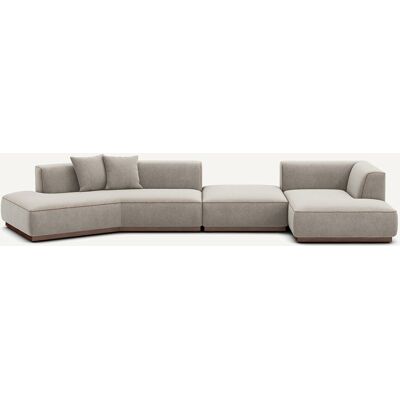 Am.Pm Γωνιακός Καναπές Δεξιά Xl Από Βελούδο Chenille Μ152xπ416xυ67cm Γκρι Δεξιός Am.Pm Γωνιακός Καναπές Δεξιά Xl Από Βελούδο Chenille Μ152xπ416xυ67cm Γκρι Δεξιός