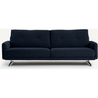 Am.Pm Καναπές Από Βελούδινο Chenille Μ95xπ201xυ81cm Μπλε 4 Θέσεις, 3 Θέσεις Am.Pm Καναπές Από Βελούδινο Chenille Μ95xπ201xυ81cm Μπλε 4 Θέσεις, 3 Θέσεις