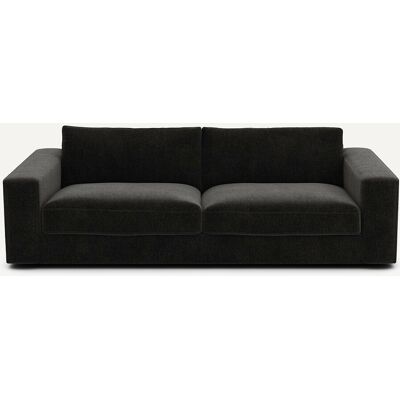 Am.Pm Kαναπές Από Βελούδινο Chenille Μ105xπ217xυ78cm Μαυρο 3 Θέσεις, 4 Θέσεις Am.Pm Kαναπές Από Βελούδινο Chenille Μ105xπ217xυ78cm Μαυρο 3 Θέσεις, 4 Θέσεις
