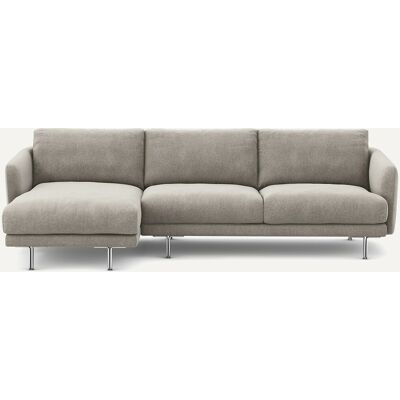 Am.Pm Γωνιακός Καναπές Από Βελούδινo Chenille Μ148xπ246xυ76cm Γκρι Αριστερός, Δεξιός Am.Pm Γωνιακός Καναπές Από Βελούδινo Chenille Μ148xπ246xυ76cm Γκρι Αριστερός, Δεξιός