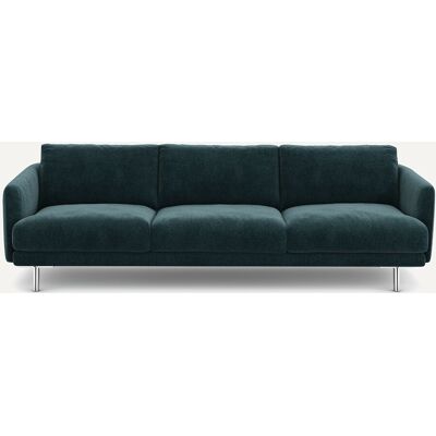 Am.Pm Καναπές Από Βελούδινo Chenille Μ101xπ221xυ76cm Πρασινο 4 Θέσεις, 3 Θέσεις Am.Pm Καναπές Από Βελούδινo Chenille Μ101xπ221xυ76cm Πρασινο 4 Θέσεις, 3 Θέσεις
