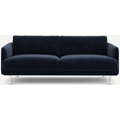 Am.Pm Καναπές Από Βελούδινο Chenille Ύφασμα Μ101xπ195xυ76cm Μπλε 3 Θέσεις Am.Pm Καναπές Από Βελούδινο Chenille Ύφασμα Μ101xπ195xυ76cm Μπλε 3 Θέσεις