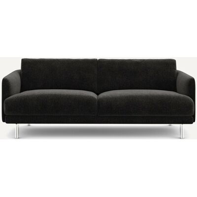 Am.Pm Καναπές Από Βελούδινο Chenille Ύφασμα Μ101xπ195xυ76cm Μαυρο 3 Θέσεις Am.Pm Καναπές Από Βελούδινο Chenille Ύφασμα Μ101xπ195xυ76cm Μαυρο 3 Θέσεις