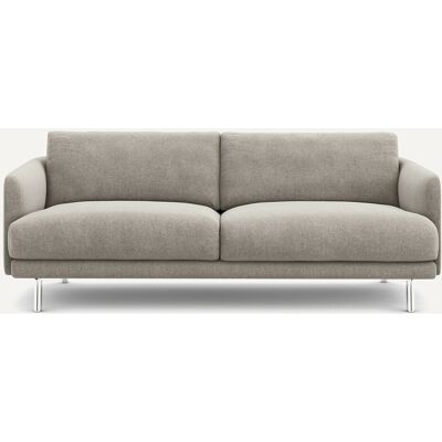 Am.Pm Καναπές Από Βελούδινο Chenille Ύφασμα Μ101xπ195xυ76cm Γκρι 3 Θέσεις Am.Pm Καναπές Από Βελούδινο Chenille Ύφασμα Μ101xπ195xυ76cm Γκρι 3 Θέσεις